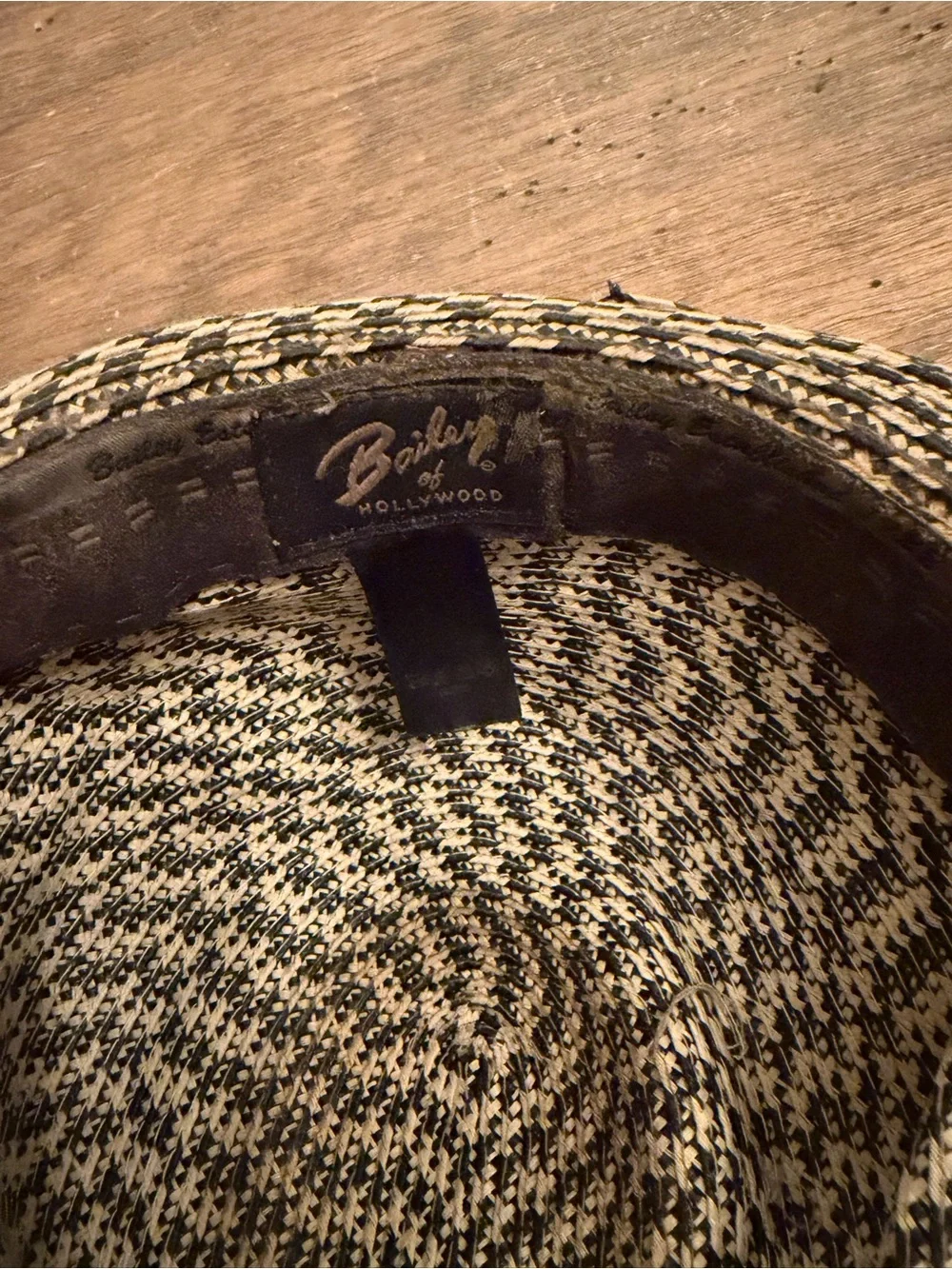 Bailey of Hollywood Fedora Straw Hat 1922 FAIR